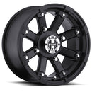 12x7 Vision 393 Lockout Matte Black 4x115 ET2.5 Wheel Rim-2