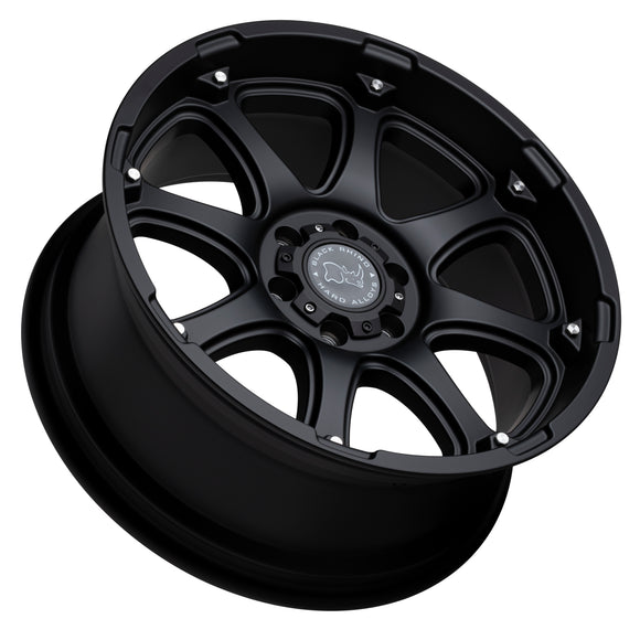 20x9 Black Rhino Glamis Black Wheel/Rim 6x139.7 6-139.7 6x5.5  20-9 ET-12