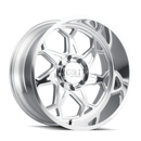 20X10 Cali Off-Road Sevenfold Polished Wheel/Rim 8x170 ET-25 9111-2170P-3