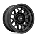 16X8 KMC KM725 TERRA Satin Black 6X139.7 ET0 wheel/rim-2