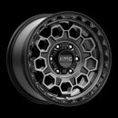 17X9 KMC KM545 TREK Satin Black With Gray Tint 6X139.7 ET18 wheel/rim-1