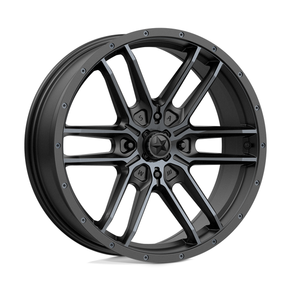 20X7 MSA OFFROAD WHEELS M43 FANG S-BLK TTCC 4X137 ET10 wheel/rim