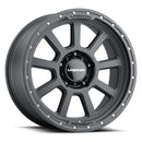 18x9 Vision 350 Ojos Satin Black Wheel 6x135 ET12 CB87.1-2
