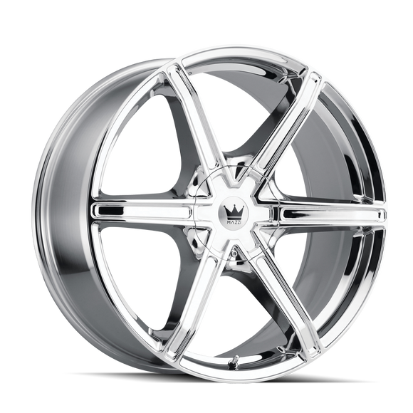 24X9.5 Mazzi Stilts Chrome Wheel/Rim 5x115 ET18 371-24918C