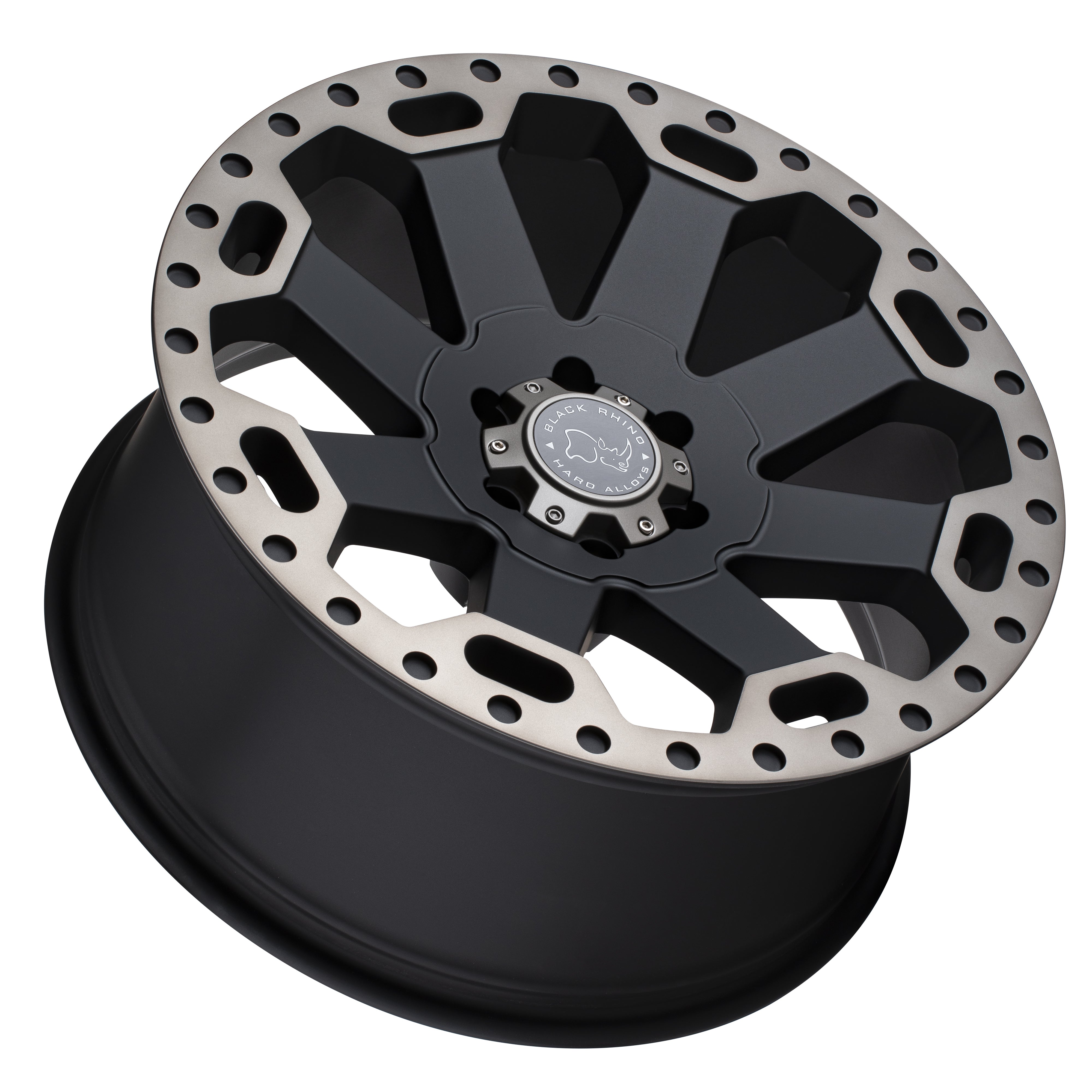 18X8 Black Rhino Warlord M-BLK-MCH-DDTLP 6X130 ET52 wheel/rim