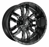 18X9 Fuel D595 SLEDGE Gloss Black Milled 8X170 ET1 wheel/rim
