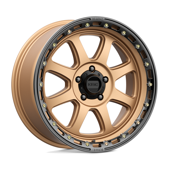 20X9 KMC KM548 CHASE Matte Bronze With Black Lip 5X127 ET18 wheel/rim