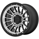 18X9 KMC KM542 Impact Satin Black Machined 6X139.7 ET18 wheel/rim-3