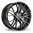 18x8 RTX Vertex Black Machined 5x114.3 ET40 wheel/rim-1