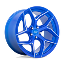 20X9 Niche M268 TORSIONI Anodized Blue Milled 5X120 ET35 wheel/rim-2