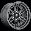 17X9 Fuel D668 NITRO Matte Gun Metal 5X127 ET-12 wheel/rim-3