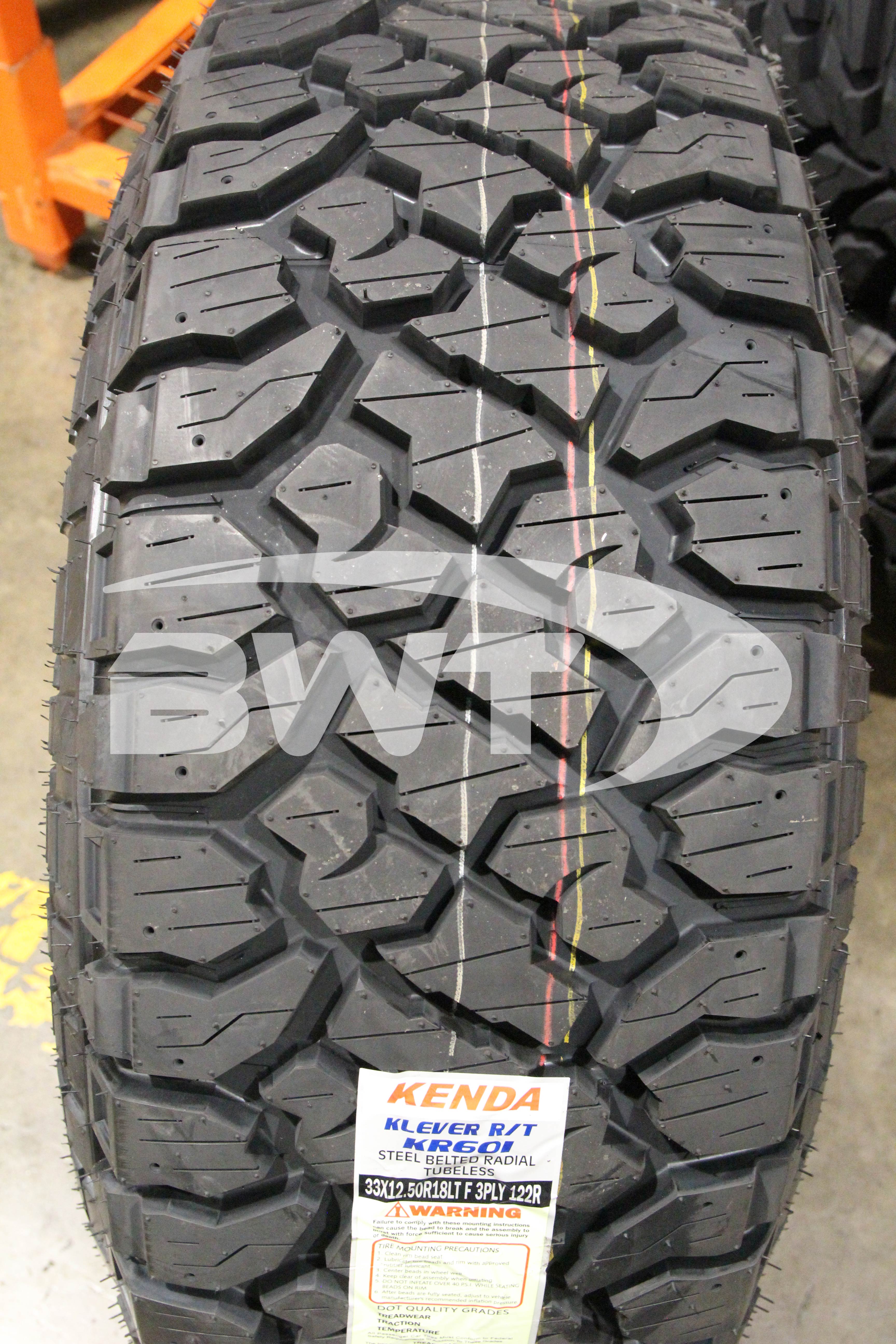 Kenda Klever R/T KR601 Tire(s) 33X12.50R18 LRF BSW 122R 33125018 - 0