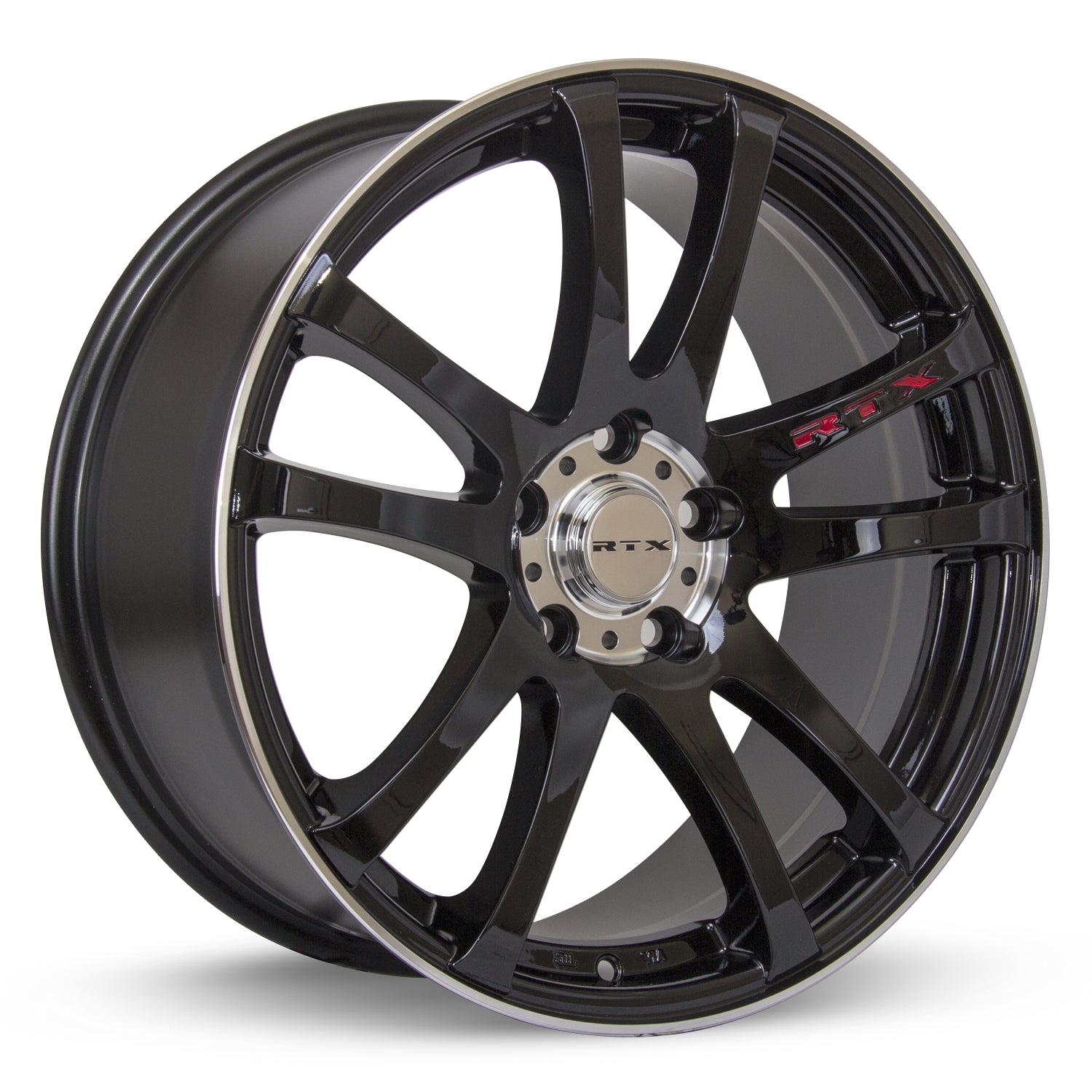 15x6.5 RTX Twin Black Machined 4x100 ET38 wheel/rim