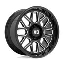 20X10 XD Series XD849 Grenade 2 Gloss Black Milled 8X180 ET-18 wheel/rim-1