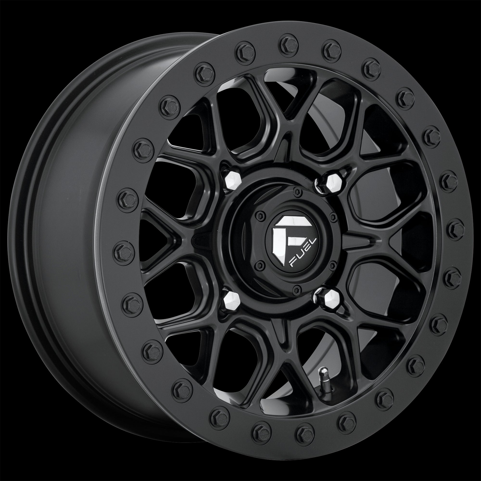 15X10 Fuel UTV D916 TECH Beadlock Matte Black 4X137 ET0 wheel/rim