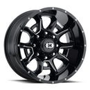 20x12 Vision 415 Bomb Gloss Black Milled Spoke Wheel 6x135 ET-51 CB87.1-2