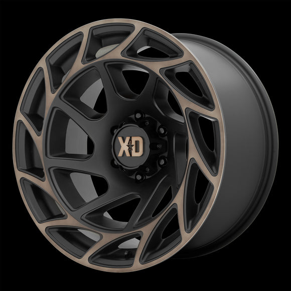 20X12 XD XD860 ONSLAUGHT Satin Black With Bronze Tint 6X135 ET-44 wheel/rim