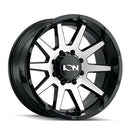 17X9 Ion Alloy 143 Black-Gloss Wheel/Rim 6x139.7 ET-12 143-7983BM-4