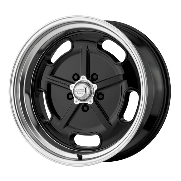 22.00x8.50 AME VN511 Salt Flat Gloss Black With Diamond Cut Lip 5x114.3 0.00 0.0
