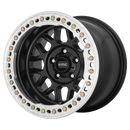 20X10 KMC KM235 Grenade CRAWL Beadlock Satin Black 6X139.7 ET-48 wheel/rim-3