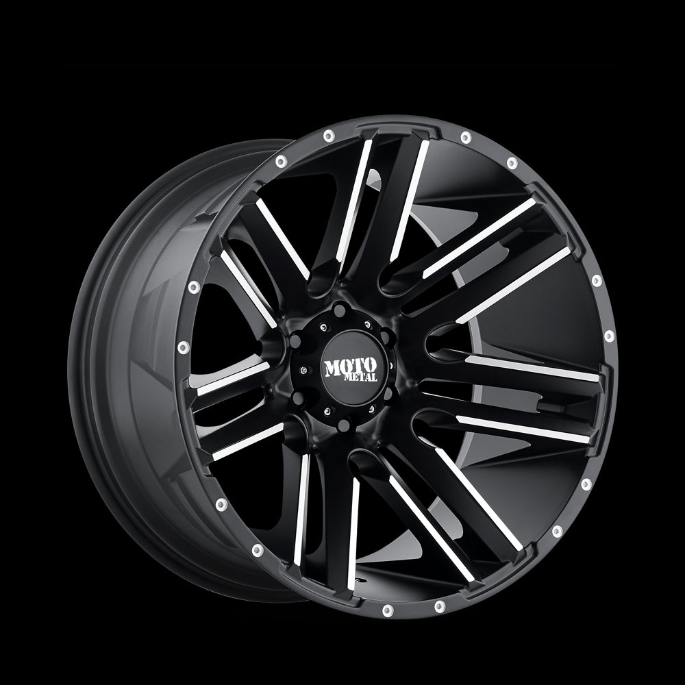 20X10 Moto Metal Razor Satin Black Wheel/Rim 6x139.7 20-10 6-139.7 ET-24