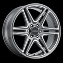 24x9.5 Vision 476 Wedge Gun Metal Machined Face Wheel 6x139.7 ET30 CB78.1-1