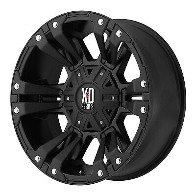 17X9 KMC XD Monster II Black Wheel 6X135 ET-12 6-135 17-9 XD82279067712N