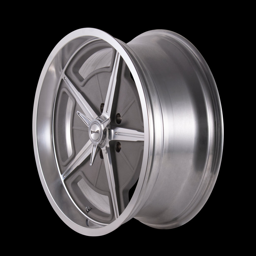 20X8.5 Ridler 605 Machined Wheel/Rim 5x114.3 ET0 605-2865GM