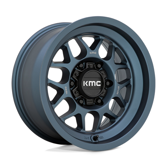16X8 KMC KM725 TERRA Metallic Blue 6X139.7 ET0 wheel/rim