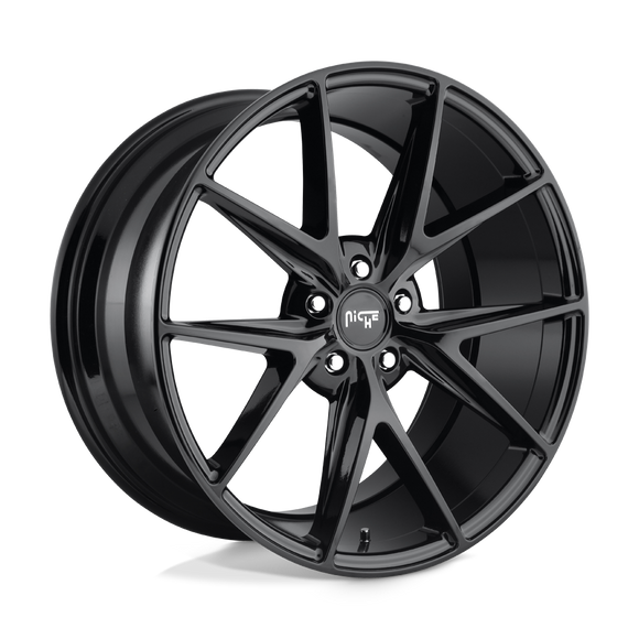 20x10 Niche Misano Gloss Black Wheel/Rim 5x114.3 5-114.3 20-10