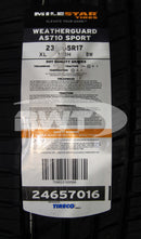 235/65R17 Milestar Weatherguard AS710 Sport 108H BSW XL 235 65 17 2356517-7