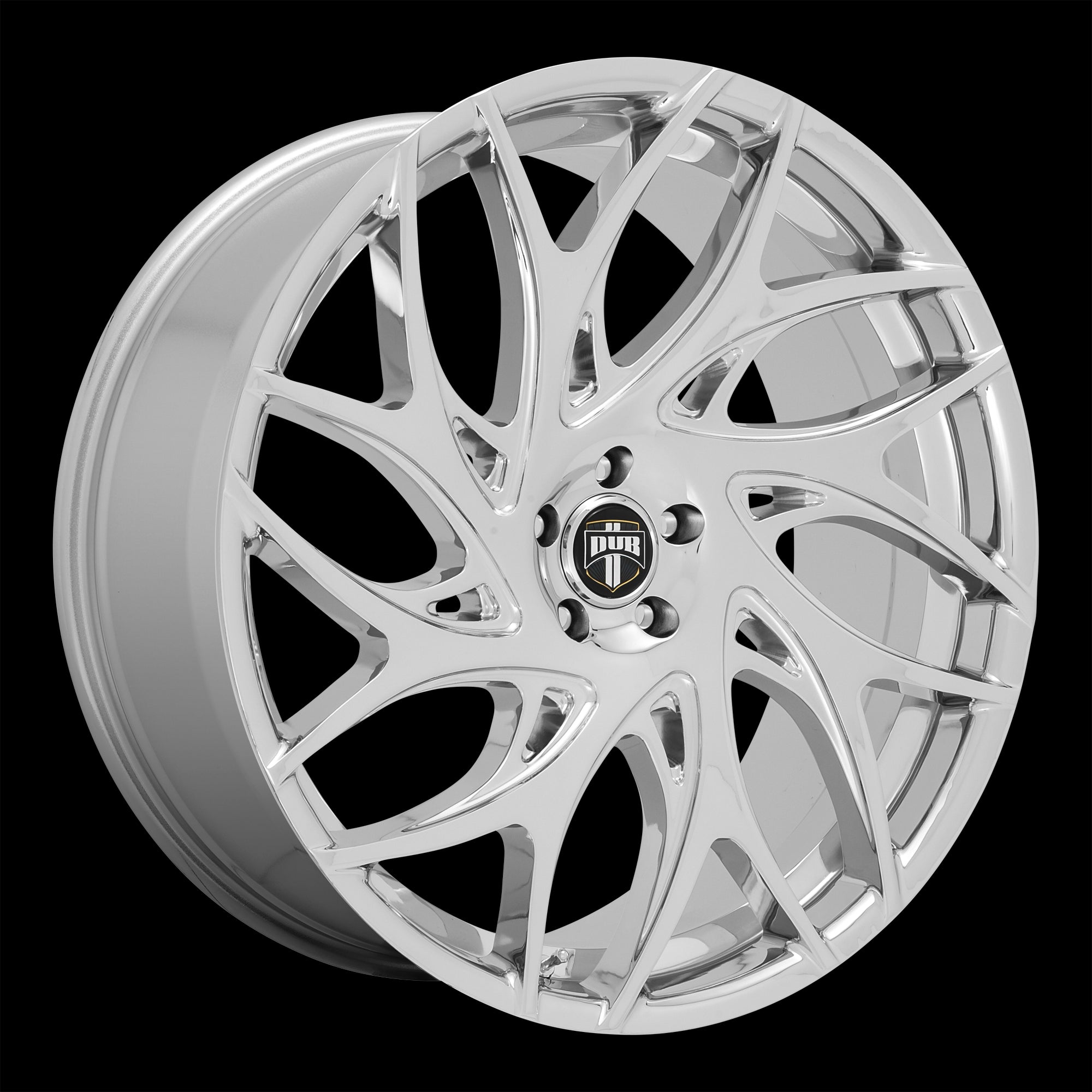 24X10 DUB S258 G.O.A.T. Chrome 5X115 ET15 wheel/rim