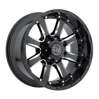 18x9 Black Rhino Sierra Black Wheel/Rim 8X165 18-9 8-165 ET12