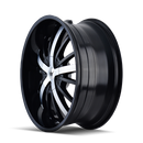 22x9.5 Mazzi Essence Black-Gloss Wheel/Rim 5x127 364-22952B-2
