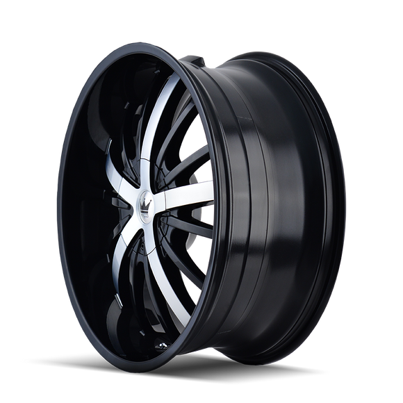 22x9.5 Mazzi Essence Black-Gloss Wheel/Rim 5x127 364-22952B