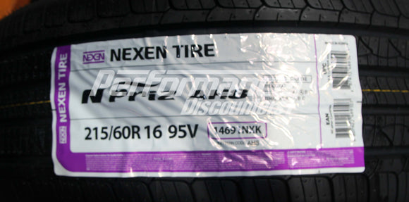 215/60R16 Nexen N Priz AH8 Tire(s) 95V BW SL 215 60 16 2156016