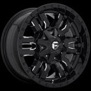 18X9 Fuel D595 SLEDGE Gloss Black Milled 5X139.7/5X150 ET20 wheel/rim-2