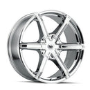 24X9.5 Mazzi Stilts Chrome Wheel/Rim 5x115 ET18 371-24918C-4