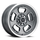 17x8 Vision 148 Shift Grey Machined Face/Lip 6x139.7 6x5.5 ET19 Wheel Rim-2