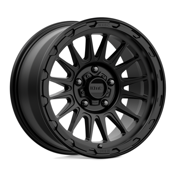 17X9 KMC KM542 Impact Satin Black 5X127 ET18 wheel/rim