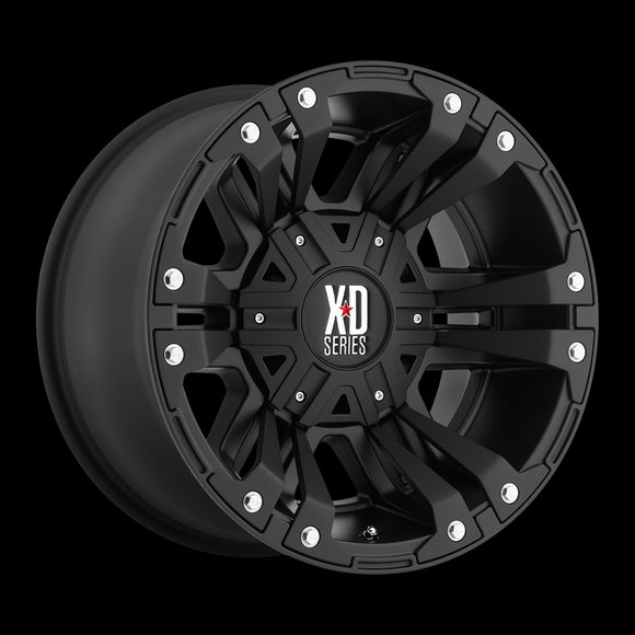 18X9 KMC XD Monster II Black Wheel 6X135 ET18 6-135 18-9 XD82289067718