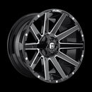 20X10 Fuel D615 Contra Gloss Black Milled 8X170 ET-18 wheel/rim-1