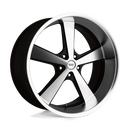 22x11 American Racing NOVA Black Wheel/Rim 5x127 22-11 5-127 ET18-1