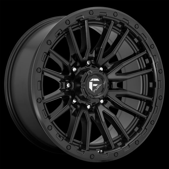 18X9 Fuel D679 Rebel Matte Black 6X139.7 ET-12 wheel/rim