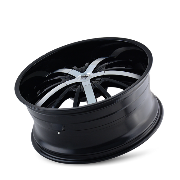 22x9.5 Mazzi Essence Black-Gloss Wheel/Rim 5x127 364-22952B