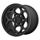 17X8.5 KMC KM541 DIRTY HARRY Textured Black 5X127 ET0 wheel/rim-4