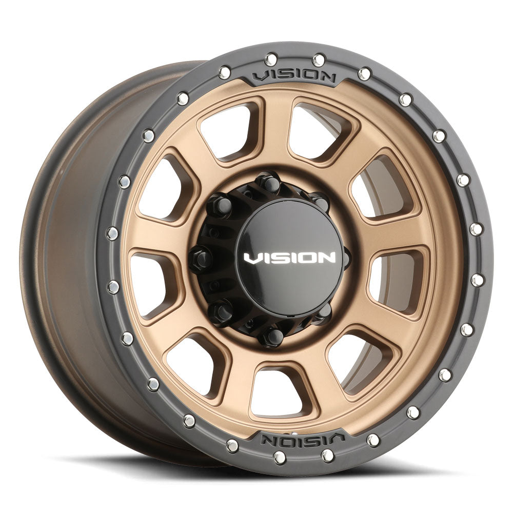 18x9 Vision 350 Ojos Bronze 6x139.7 6x5.5 ET-12 Wheel Rim - 0