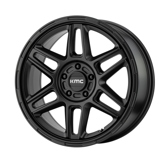 17X8 KMC KM716 NOMAD Satin Black 5X108 ET38 wheel/rim