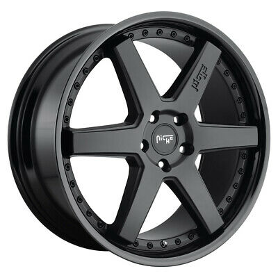 9x20 Niche Wheels M192 Altair Gloss Black Matte Black Wheel 5x114.3 ET25 CB72.56
