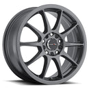 16x7 Vision 425 Bane Gunmetal 5x112 5x114.3 5x4.5 ET38 Wheel Rim-2